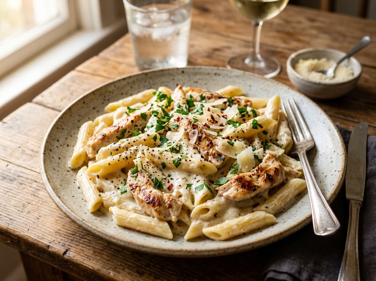 White Sauce Pasta